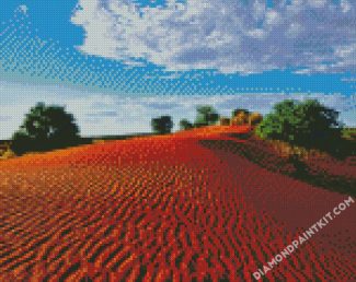 Kalahari Desert Landscape diamond painting