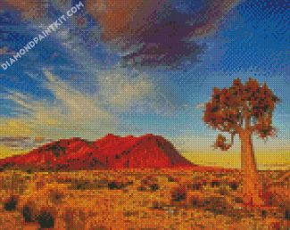 Kalahari Desert South Africa diamond painting