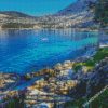 Kalkan Beach diamond painting