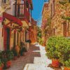 Kalkan Town Streets diamond painting