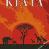 Kenya Poster diamond painting