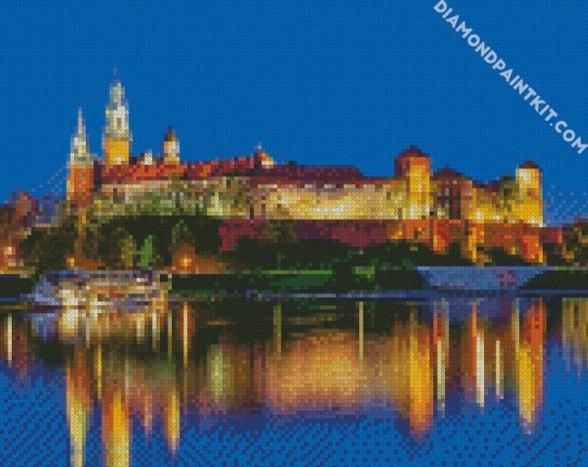 Krakow Wawel Royal Castle diamond painting