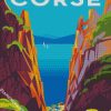 La Corse Poster diamond painting