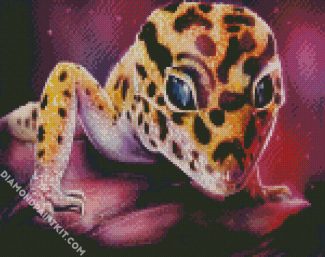 Leopard Gecko Lizard Art diamond painting