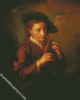 Little Bagpipe Player diamond painting