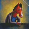 Lonely Bojack Horseman diamond painting