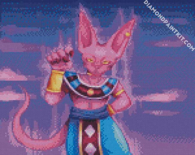 Lord Beerus diamond painting