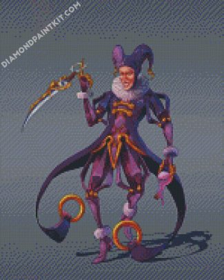 Mad Jester diamond painting