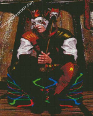 Male Jester diamond painting