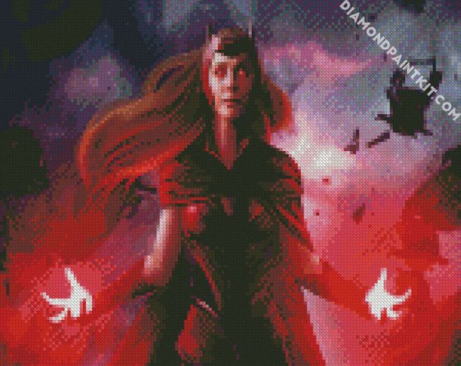 Marvel Hero Wanda diamond painting