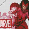 Marvel Wanda Maximoff diamond painting