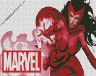 Marvel Wanda Maximoff diamond painting