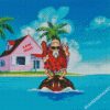 Master Roshi Kame House diamond painting