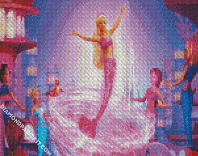 Mermaid Barbie diamond painting