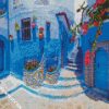 Morocco Chefchaouen diamond painting