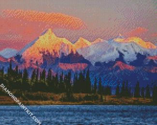 Mount Denali Alaska diamond painting