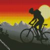 Mountain Biking Silhouette diamond painting