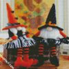 Mrs And Mr Halloween Gonks diamond painting