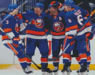 NY Islanders Players diamond painting