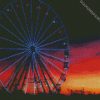 Night Ferris Wheel diamond painting