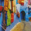 Old Medina Chefchaouen diamond painting