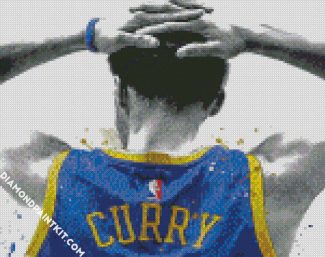 Player Stephen Curry diamond painting