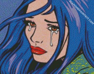 Pop Art Crying Girl diamond painting