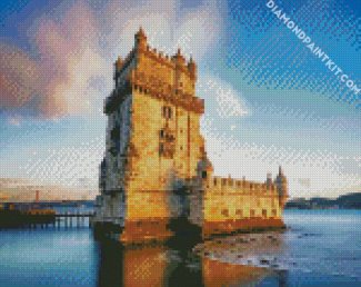 Portugal Belem Tower diamond painting