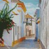 Portugal Faro streets diamond painting