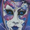 Purple Carnival Mask diamond painting