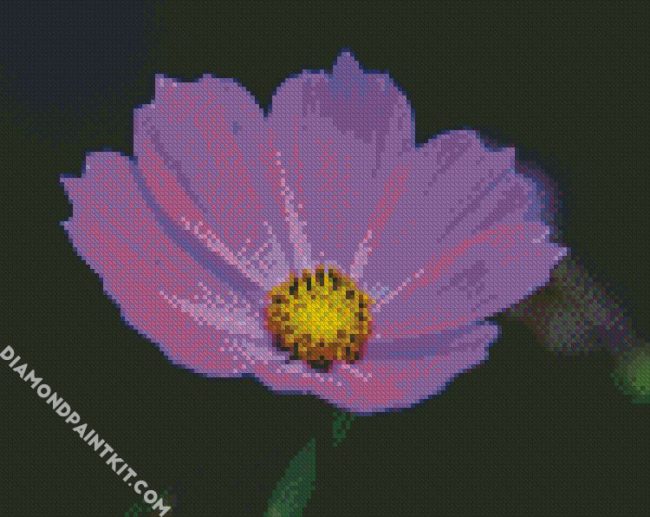 Purple Cosmos diamond painting