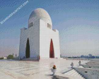 Quaid Azam Mausoleum Karachi diamond painting