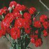 Red Carnation Flowers diamond painting