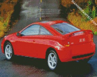 Red Celica Car diamond painting