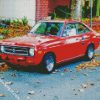 Red Classic Datsun diamond painting