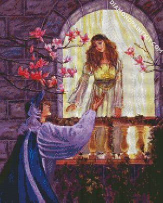 Romeo And Juliet Balcony diamond painting