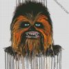 Splatter Chewbacca diamond painting