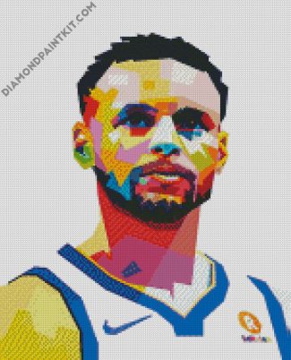 Stephen Curry Pop Art diamond painting