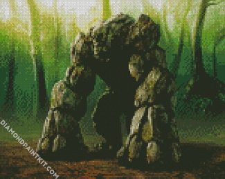 Stone Golem diamond painting