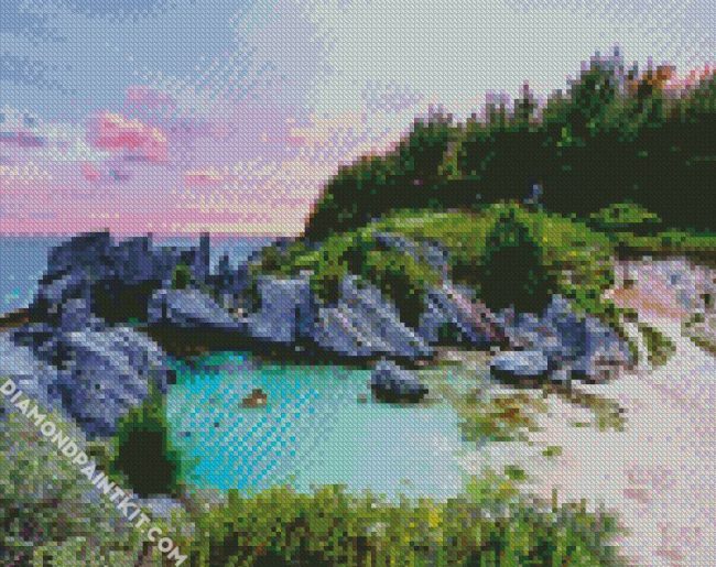 Sunrise Bermuda diamond painting