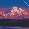 Sunset Denali Mountain diamond painting