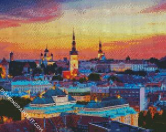 Tallinn Estonia diamond painting