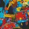 The Abstract Drummer diamond painting