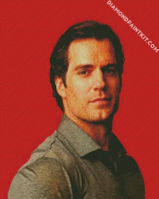 The Actor Henry Cavill diamond painting