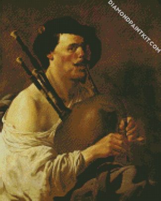 The Bagpipe Player diamond painting