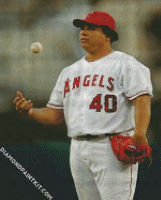 The Baseball Pitcher Bartolo Colon diamond painting