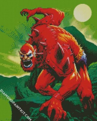 The Beast Man diamond painting