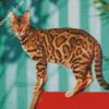 The Bengal Cat diamond painting