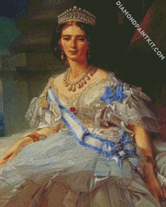 The Princess In Jewelry diamond painting