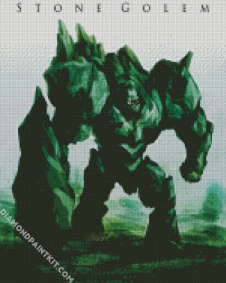 The Stone Golem diamond painting